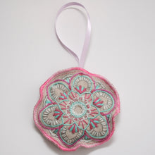 Load image into Gallery viewer, Embroidered by Hand Lavender Bags
