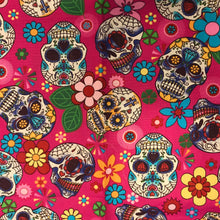 Load image into Gallery viewer, Halloween 3-D Face Masks   Day of the Dead Magenta
